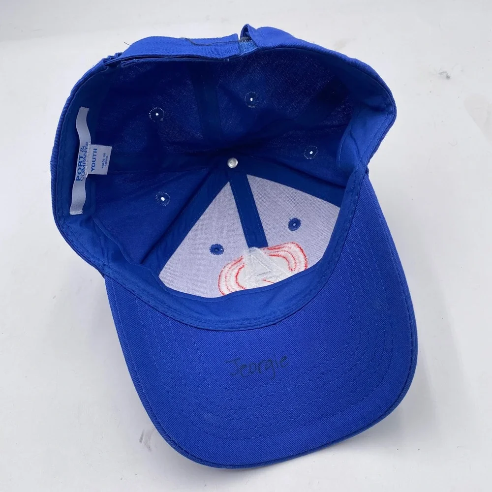 AVENGERS Port & Company Marvel Avengers Baseball Hat Youth Blue Cotton‎ Logo Cap